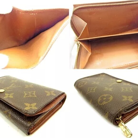 Louis Vuitton Wallet Purse Monogram Brown Woman unisex Authentic Used - Picture 3 of 6